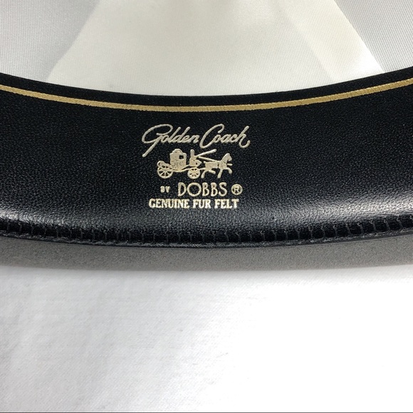 Vintage Dobbs Golden Coach Fedora Felt Hat - Picture 5 of 8